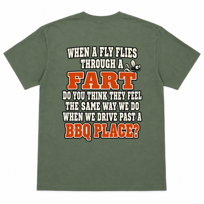 When a Fly Flies Through a Fart Funny T-Shirt