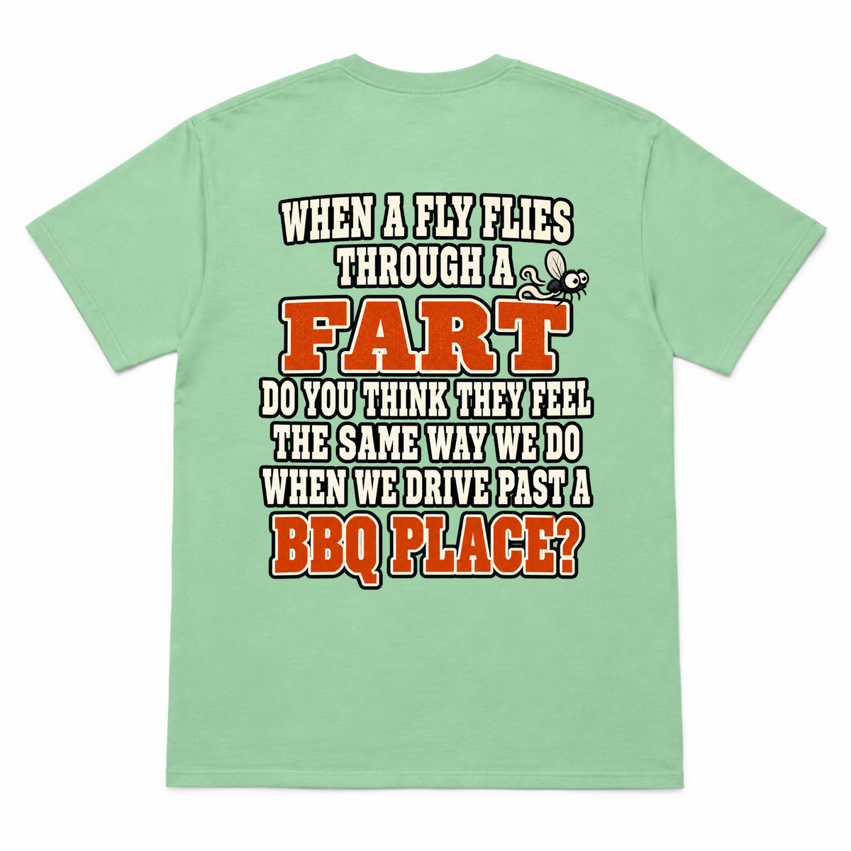 When a Fly Flies Through a Fart Funny T-Shirt