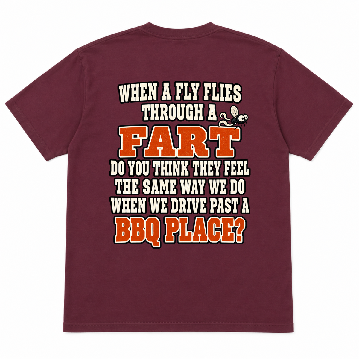 When a Fly Flies Through a Fart Funny T-Shirt