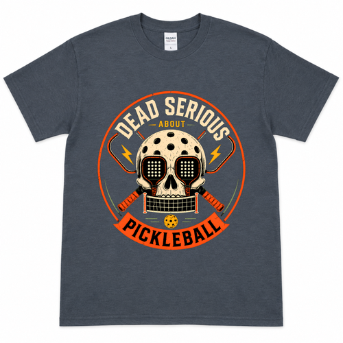 Dead Serious About Pickleball Skeleton Shirt