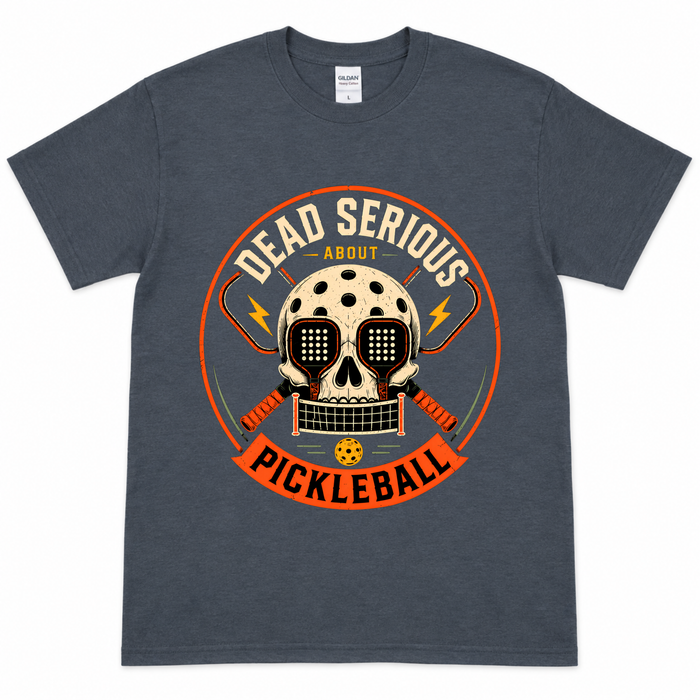 Dead Serious About Pickleball Skeleton Shirt