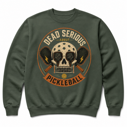Dead Serious About Pickleball Skeleton Shirt