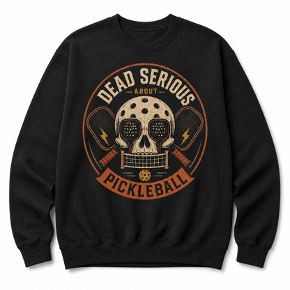 Dead Serious About Pickleball Skeleton Shirt