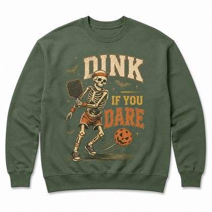 Dink If You Dare Pickleball Halloween Skeleton Shirt