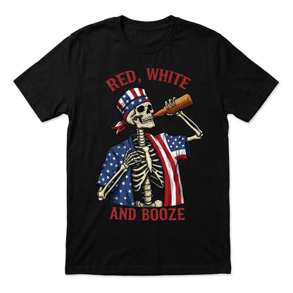 Red White And Booze T-shirt