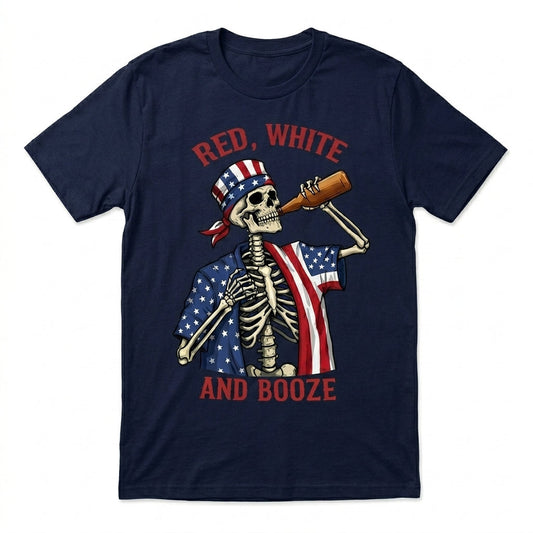 Red White And Booze T-shirt