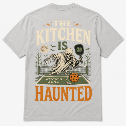 The Kitchen Is Haunted Halloween Pickleball T-Shirt